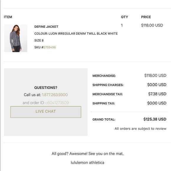 Lululemon Define Jacket - Picture 2 of 2